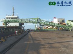 輪胎式移動堆料機